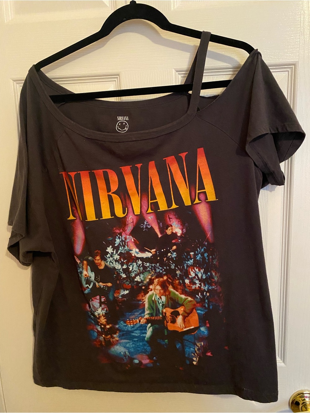 Torrid Nirvana One Shoulder Tee Top
3 3X